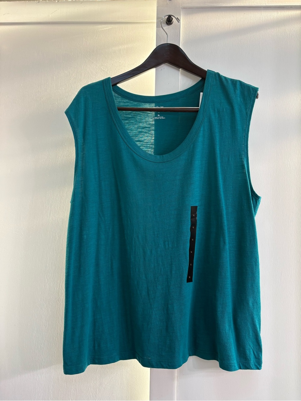 Banana Republic Factory Teal Scoop Neck Tank